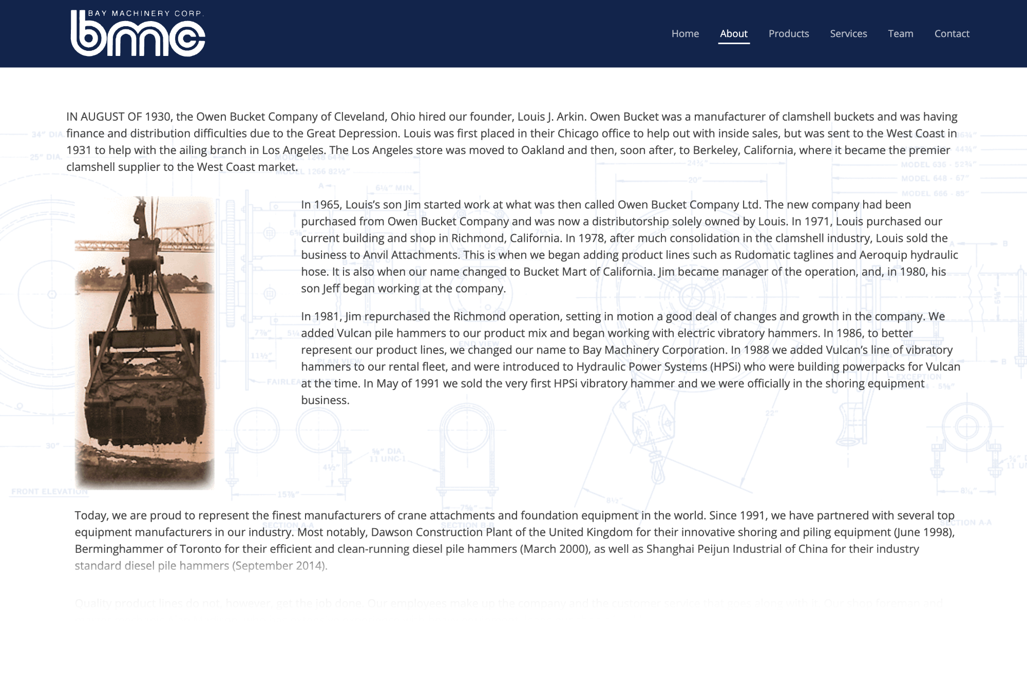 About Bay Machinery Corporation
