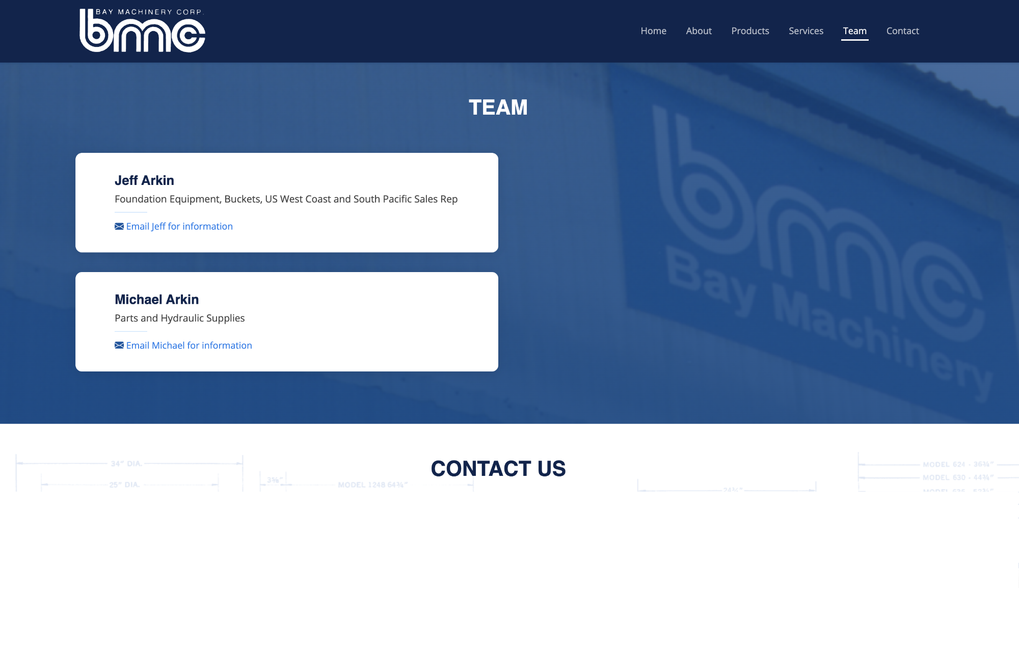 Bay Machinery Corporation team